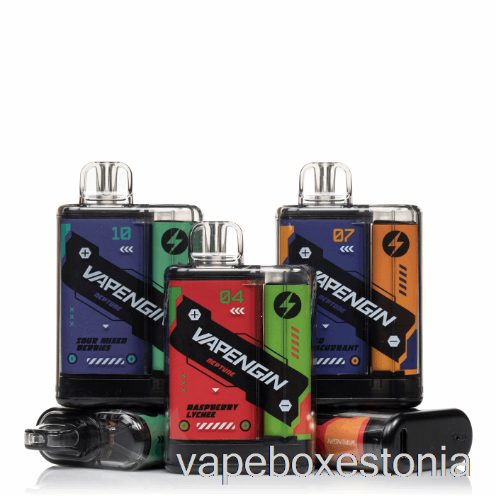 Vape Box Estonia Vapengin Neptune 8000 ühekordne Maasika Kiivi